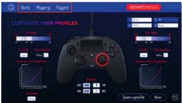 Nacon Revolution Pro 2 - Controller profiles: - 1