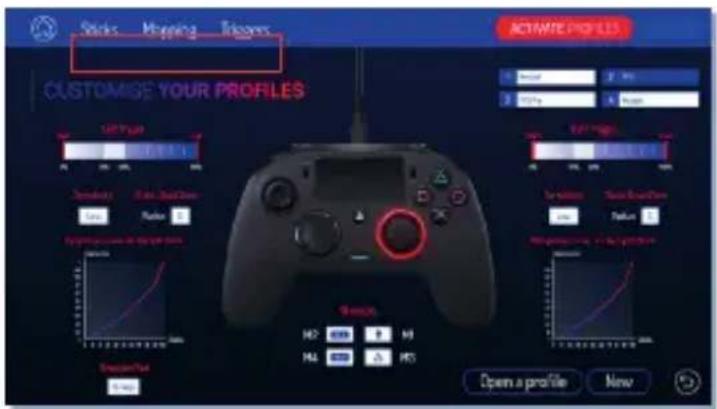 Nacon Revolution Pro 2 - Profili controller: - 1
