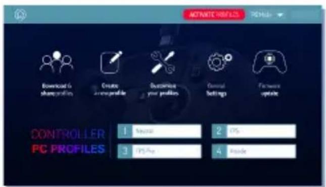 Nacon Revolution Pro 2 - Após instalares a aplicação complementar para PC/Mac poderás fazer o seguinte: - 1