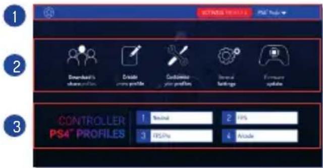 Nacon Revolution Pro 2 - 2/ Modo 1: Modo Pro Control para sistemas PS4™ - 3