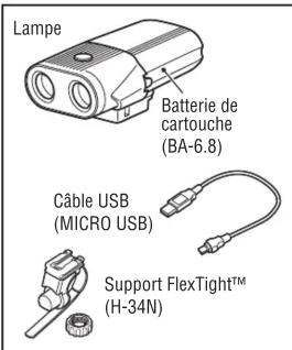 CAT EYE Volt1600 - Avant la première utilisation - 1