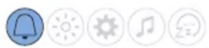 PHILIPS HF3653 - Réglage des profils de réveil - 1