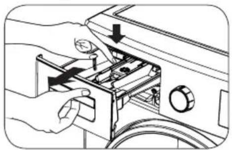 TELEFUNKEN TEL1496LSDD - Entretien et nettoyage du tiroir à détergent - 2