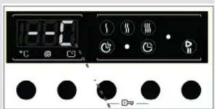 CONTINENTAL EDISON CELLS75DDB - 1- Sélection de la température - 2