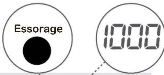 CONTINENTAL EDISON CELLS75DDB - 2- Sélection de la vitesse d'essorage - 1