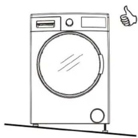 BELLAVITA LFS 1275 BBN VT - Mise en place du lave linge et réglage des pieds - 2
