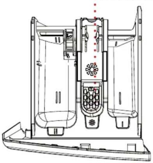 BELLAVITA LFS 1275 BBN VT - Compartment lessive pour le lavage principal : - 1
