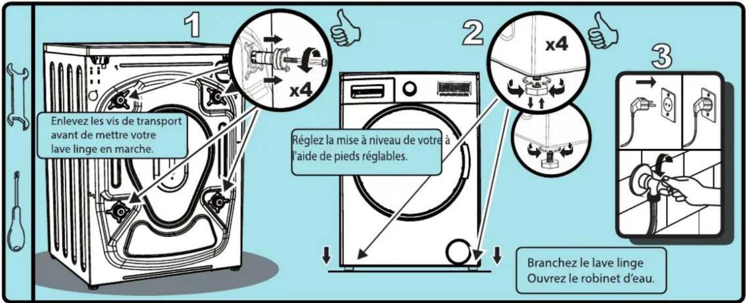 BELLAVITA LFS 1275 BBN VT - INSTALLATION RAPIDE ET GUIDE DE L'UTILISATEUR - 1