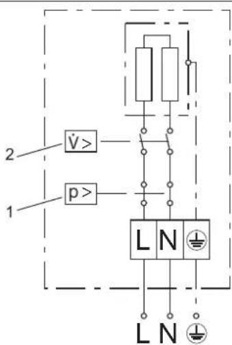 AEG MTD 440 - Schéma elektrického zapojeni - 1
