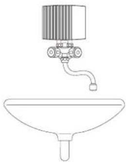 AEG MTE 650 - Lavabo üsti montaj, basinçsiz, basinçsiz armaturle - 1