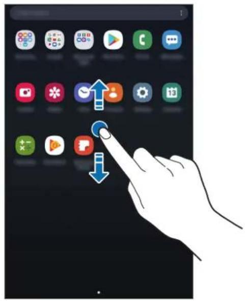 SAMSUNG Galaxy Tab Active 2 - Passer de l'écran d'accueil à la liste des applications - 2