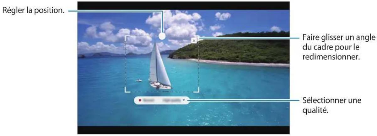 SAMSUNG Galaxy Tab Active 2 - Capturer une zone dans une vidéo - 1
