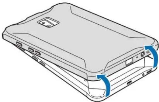 SAMSUNG Galaxy Tab Active 2 - Retirer le boîtier de protection - 1