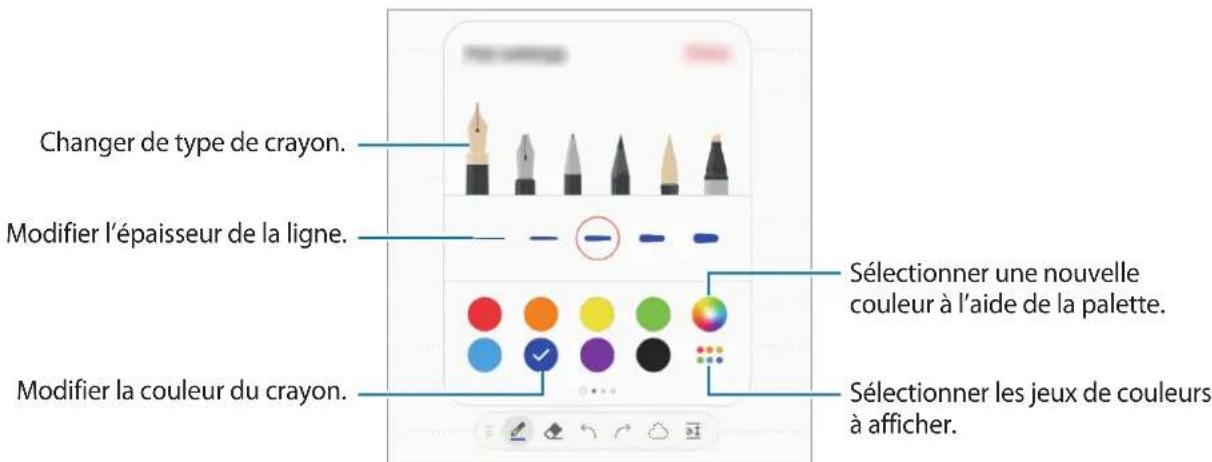 SAMSUNG Galaxy Tab Active 2 - Modifier les paramètres du crayon - 1