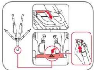 BRITAX GO NEXT - Entfern der Stoffbezüge zum Waschen - 3
