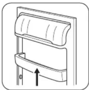 ZANUSSI ZBB28430SR - Positionierung der Türeinsätze - 1