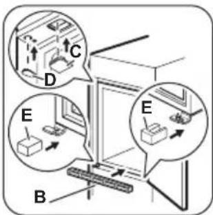 ZANUSSI ZBB28430SR - Installing the appliance - 7