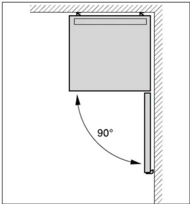 BOSCH KDN56PI32N - PacctoHne OT cTeHKn - 1