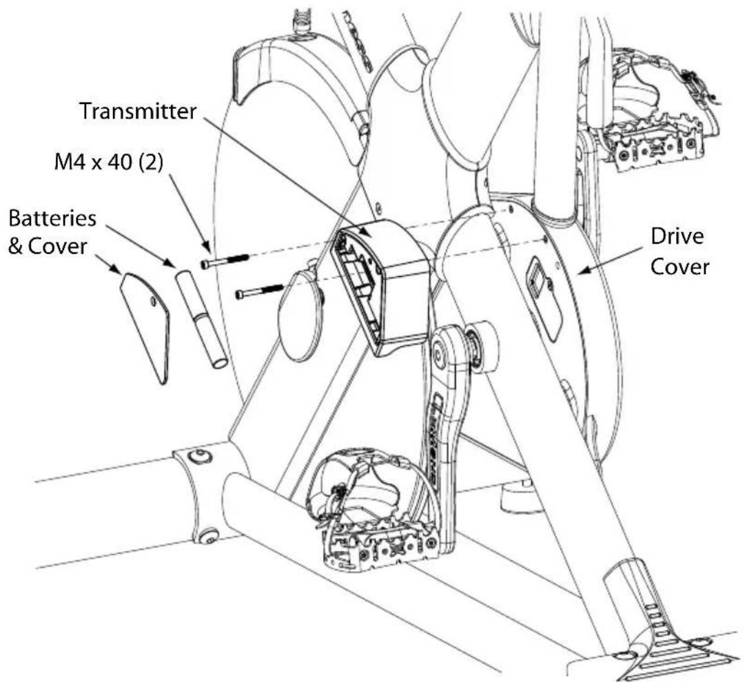 LeMond Fitness Pilot II - Transmitter Installation: - 1