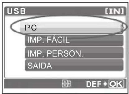 USB [IN] PC IMP. FÁCIL IMP. PERSON. SAIDA