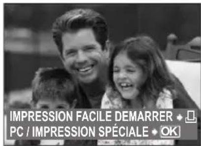 IMPRESSION FACILE DEMARRER ♦ □ PC / IMPRESSION SPÉCIALE ♦ OK