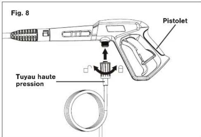 Sun Joe SPX1000 - Connectez le pistolet pulverisateur à la laveuse à pression - 3
