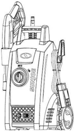 Sun Joe SPX1000 - PRESION NOMINAL DE 1,600 PSI | CAUDAL NOMINAL DE 4.54 L/MIN - 1