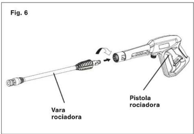 Sun Joe SPX1000 - Conecta la pistola rociadora a la hidrolavadora. - 1