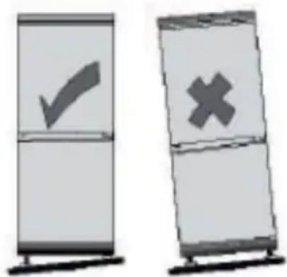 CALIFORNIA BD178 - Mise à l'horizontal du congélateur - 1