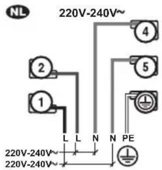 ELECTROLUX EHH6240ISK - Schéma zapojenia varného panela - 3
