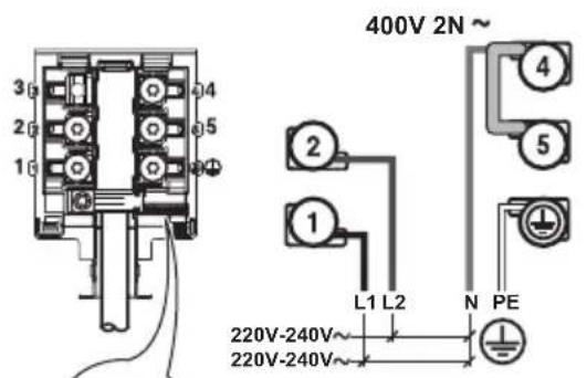 ELECTROLUX EHH6240ISK - Schema de connectare - 1
