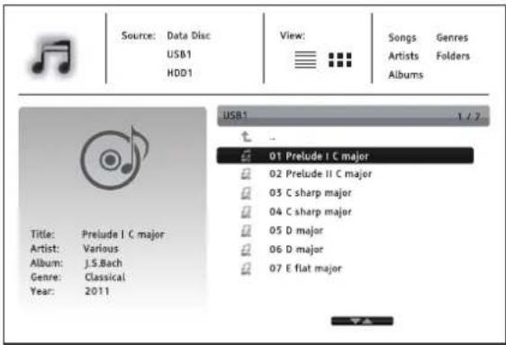 OPPO BDP105D - Lecture de fichiers musicaux - 2