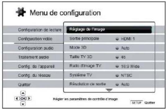 OPPO BDP103D - Configuration video - 1