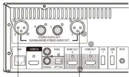 OPPO BDP103D - Connexion à un ampli en analogique - 1