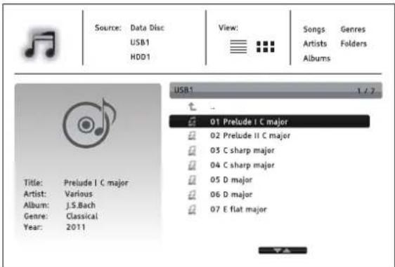 OPPO BDP103D - Lecture de fichiers musicaux - 2