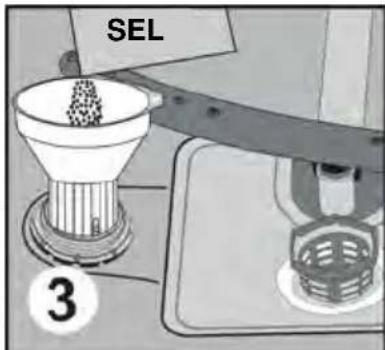FUNIX FDW112A - Remplissage du compartment à sel - 2
