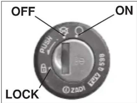 Beta Alp 4.0 - IGNITION SWITCH/STEERING LOCK - 1
