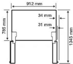 SAMSUNG RH77H90507F - Selecting the best location for the Refrigerator - 3