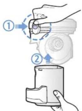 SAMSUNG VR20J9010UR - Cleaning the dustbin - 2