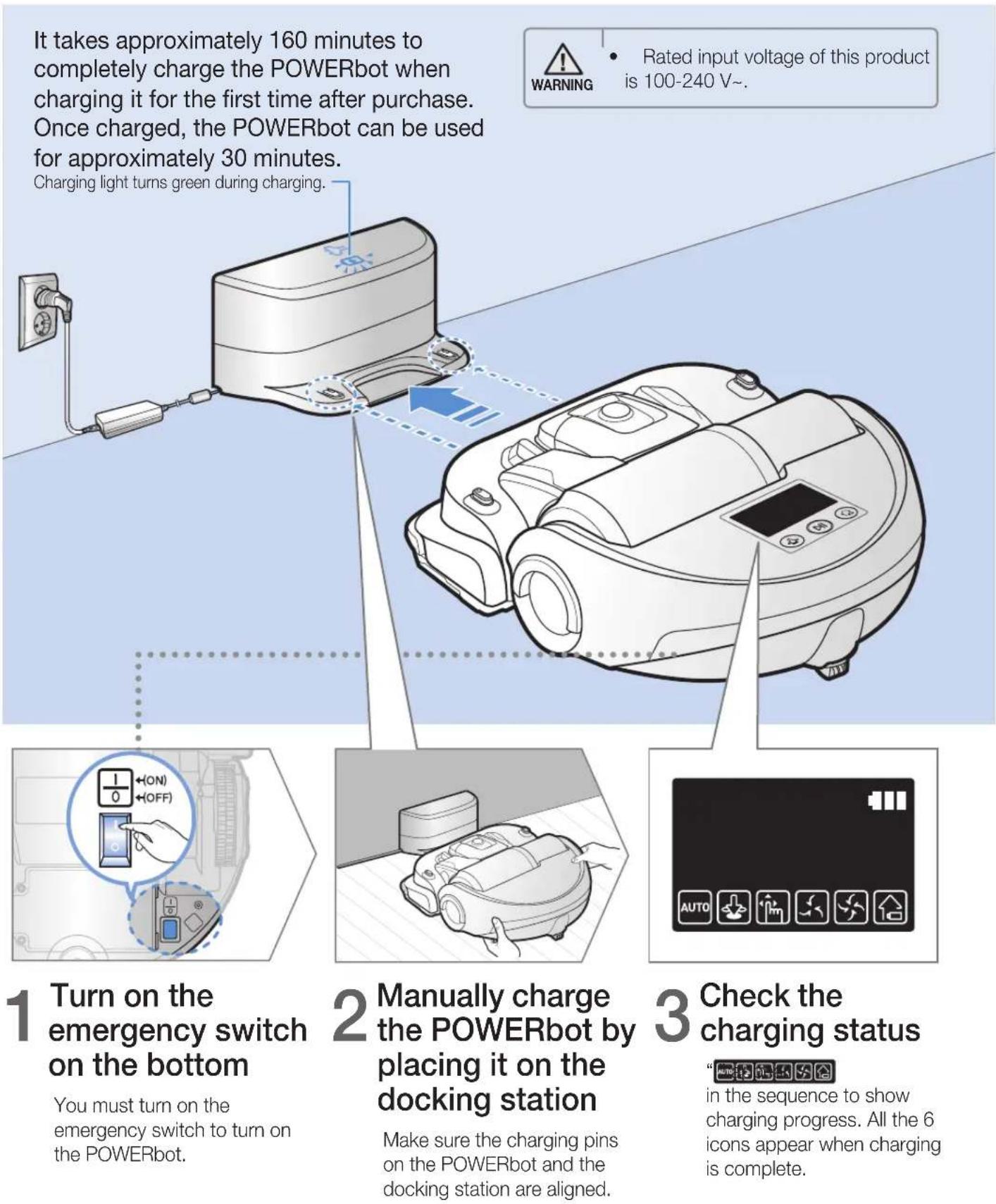 SAMSUNG VR20J9010UR - Charging - 1
