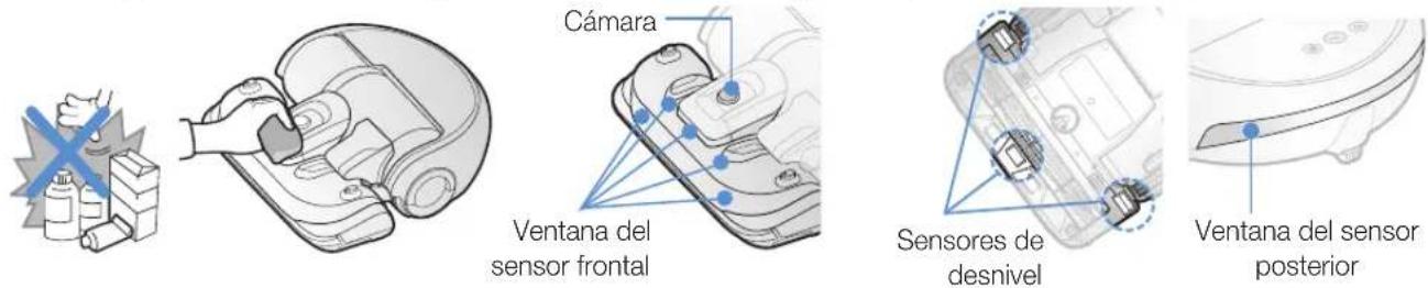 SAMSUNG VR20J9010UR - Limpieza de los sensores y la cámara - 1