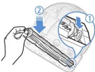 SAMSUNG VR20J9010UR - Reinigen der Kraftbürste - 4