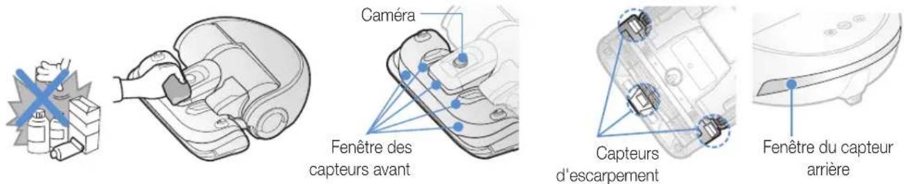 SAMSUNG VR20J9010UR - Nettoyage des capteurs et de la caméra - 1