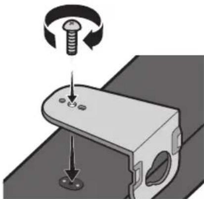 SAMSUNG HWM360 - Aliniati Linie centrală de peşablonul de hàrtie cu centrul televizorului (dacă montațișistemul Soundbar sub televizor), apoi fixați Ghidaj de montare pe perete pe perete適用and bandă adezivă. - 4