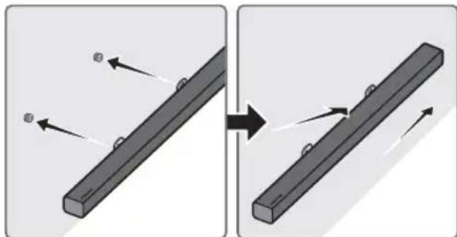 SAMSUNG HWM360 - Fixation murale D Fixation murale G - 1