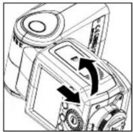 Hähnel MODUS 600RT - Einsetzen und Entfernen des Akkus - 1