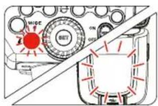 Hähnel MODUS 600RT - Set the Group A flash mode to - 1