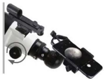 CELESTRON Omni XLT 102 - INSTALLER L'ADAPTATEUR POUR TÉLEPHONE INTELLIGENT - 2