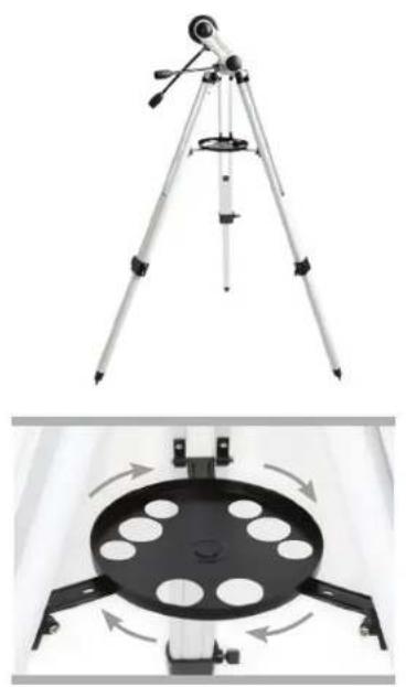 CELESTRON Omni XLT 102 - ASSEMBLING YOUR TELESCOPE THE MOUNT - 1