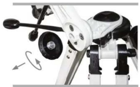 CELESTRON Omni XLT 102 - ADJUSTING THE ANGLE OF THE MOUNT ARM - 1